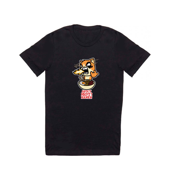 Spicy Ramen Cat T Shirt