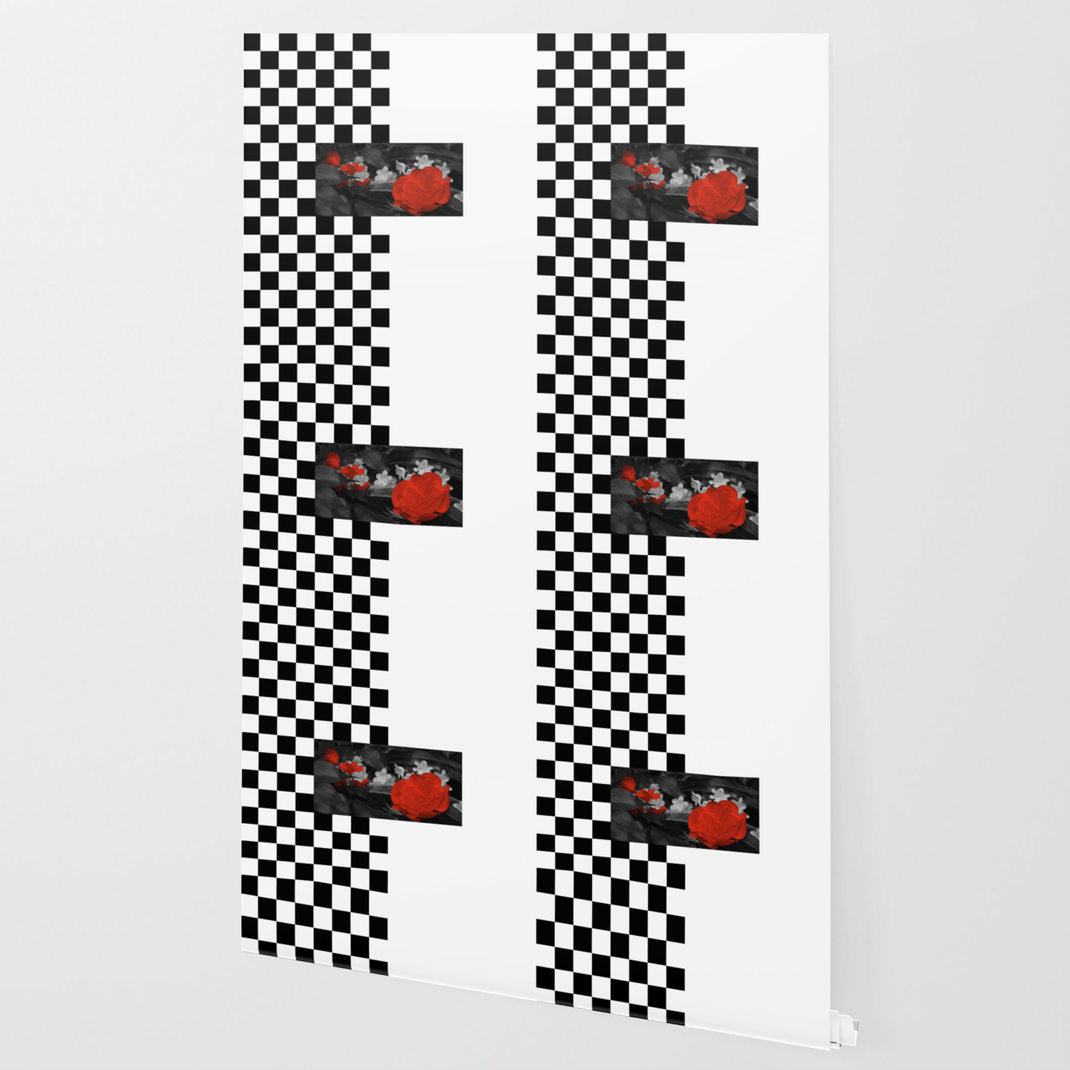 Checkered Rose Wallpaper By Jaybyrde Society6 A collection of the top 46 checkered wallpapers and backgrounds available for download for free. society6