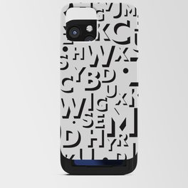 Letters iPhone Card Case