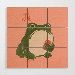 Ugh Matsumoto Hoji Frog Wood Wall Art