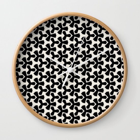 Van Klaveren Pattern Wall Clock