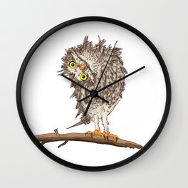 Curious Owl Wall Clock
