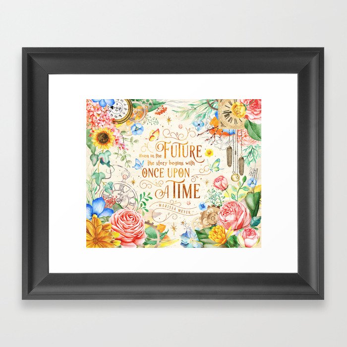 Once Upon a Time Framed Art Print