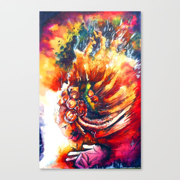 Spiritual Fire #3 Canvas Print