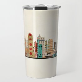 kansas city skyline Travel Mug