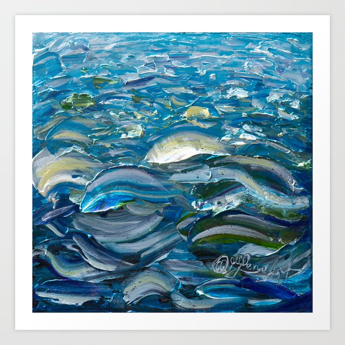 Original Oil Painting With Palette Knife On Canvas Impressionist