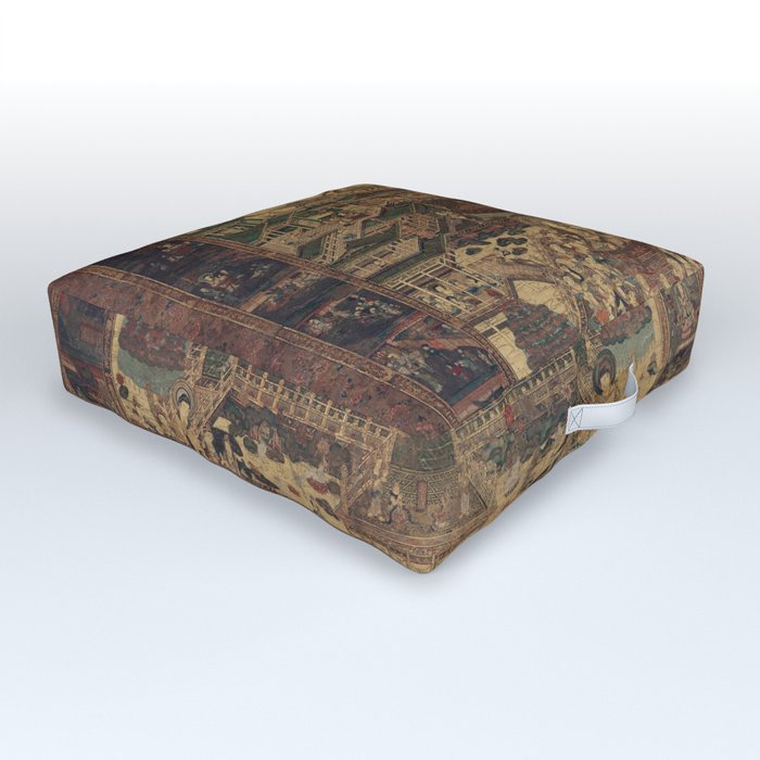 Buddha & Friends Outdoor Floor Cushion