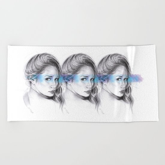 Look away, look away... Beach Towel
