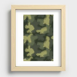MPat Camouflage Pattern Recessed Framed Print