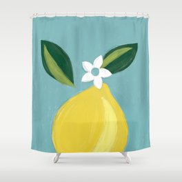 Meyer Lemon Shower Curtain