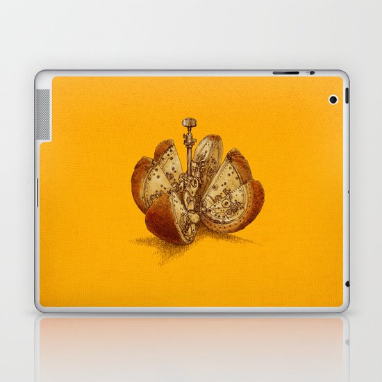 Steampunk Orange Laptop & iPad Skin