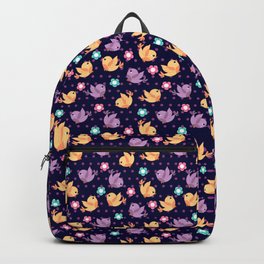 Freely Birds Flying - Fly Away Version 2 - Indigo Color Backpack