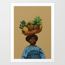 African woman- Nigeria Art Print
