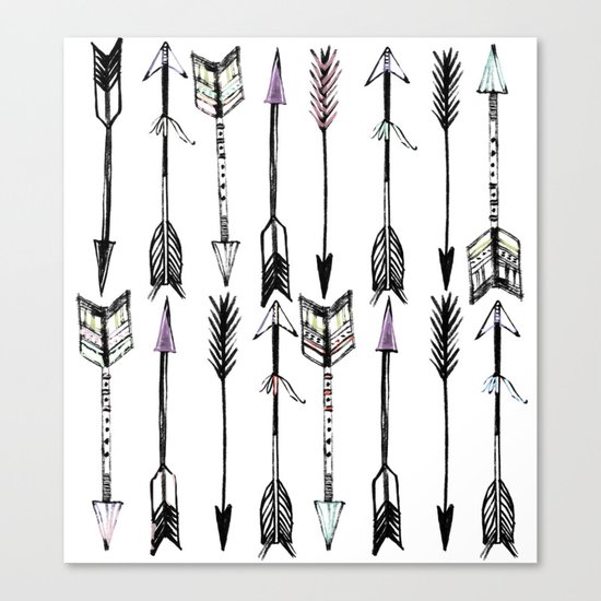 Arrows & more arrows Canvas Print