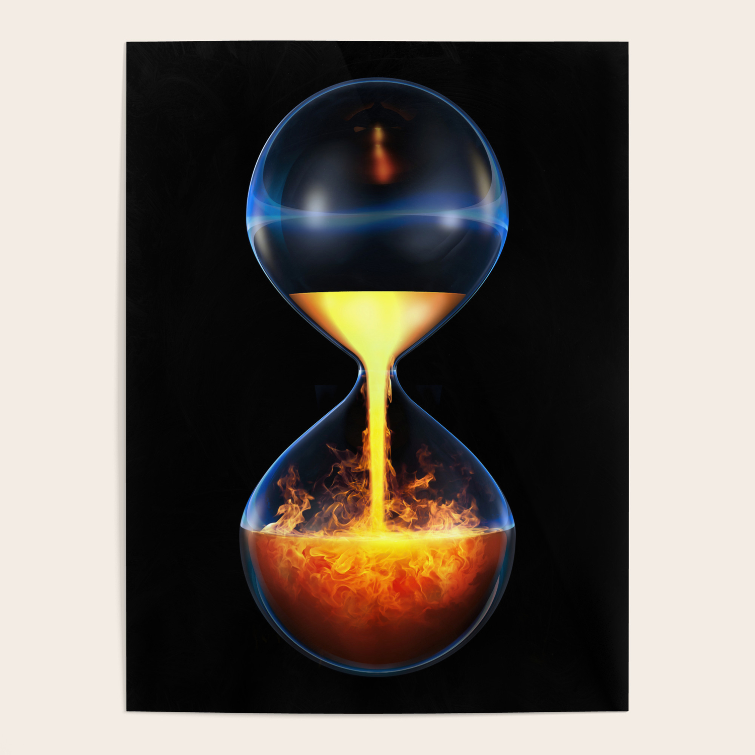 hourglass liquid