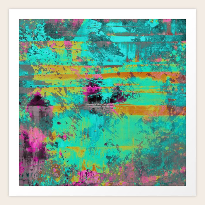 Abstract Painting Art Print by printpix 
