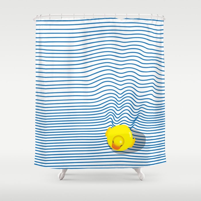 Rubber Ducky Shower Curtain By Kmelrose Society6