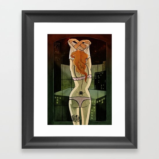 Be my Mary-Jane Framed Art Print