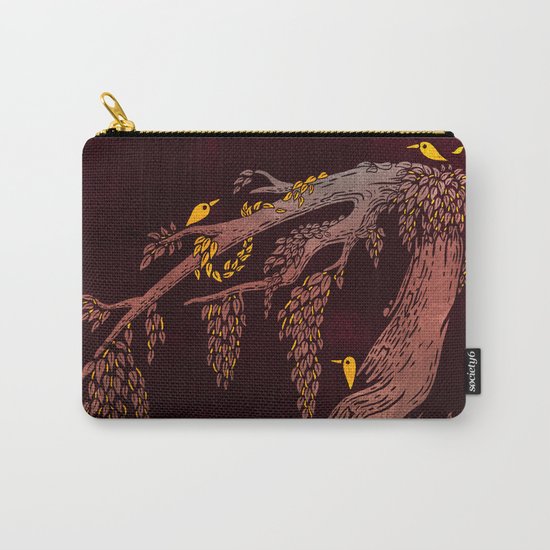 Tree Birds Carry-All Pouch