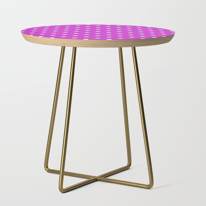 Steel Pink - polka 6 Side Table