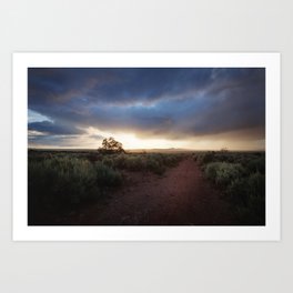 New Mexico Sunset Art Print