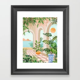 Tropical Beach Villa #30 Framed Art Print