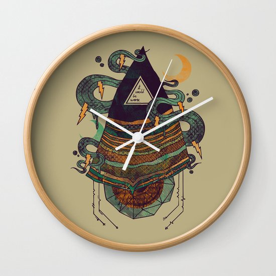 Positive Thinking Wall Clock