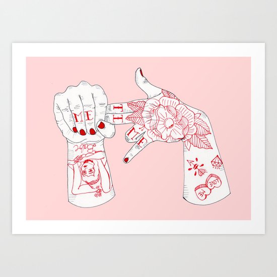 Me Time Art Print