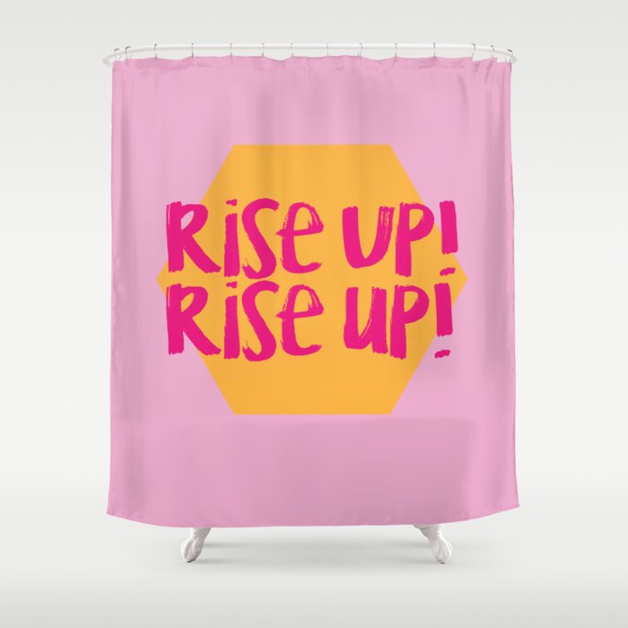 Rise Up (Hamilton Series) Shower Curtain
