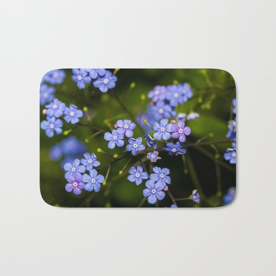 Purple flower Bath Mat