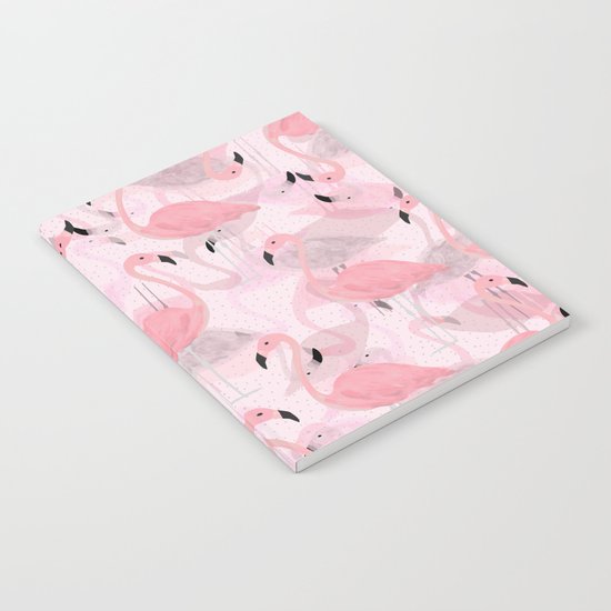 Flamingo Pattern Notebook