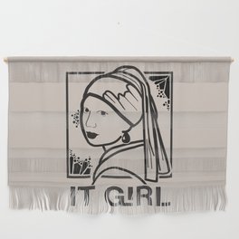 It Girl Monotone Wall Hanging