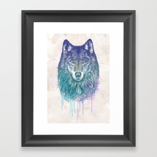 I Dream of Wolf Framed Art Print