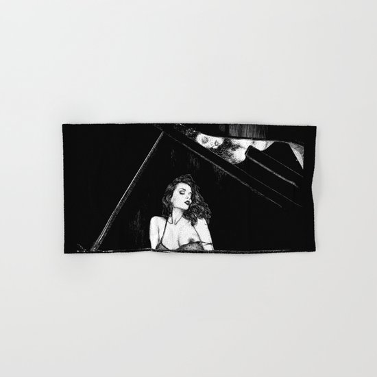 asc 655 - La pianiste (Romanian rhapsody) Hand & Bath Towel
