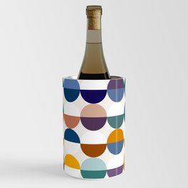 Modern Retro Geometric: Half-empty, Half-full or Completely Full Wine Chiller