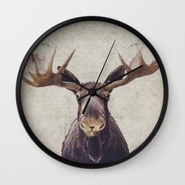 Moose Wall Clock