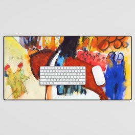 Wassily Kandinsky Study for Impression IV (Policeman) Desk Mat