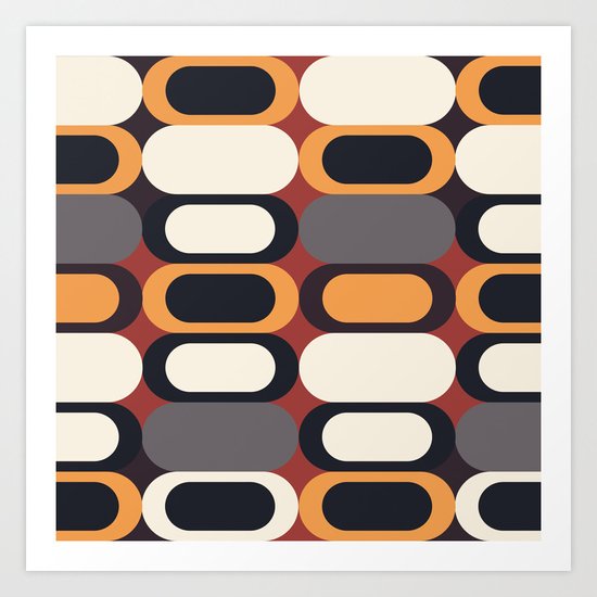 ABSTRACT PATTERN 3 Art Print