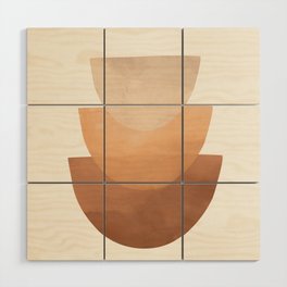 Abstract Rock Geometry 06 Wood Wall Art