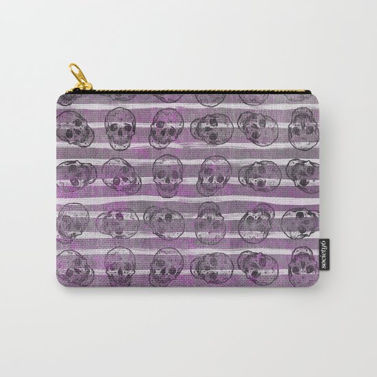 Grunge Skulls Carry-All Pouch