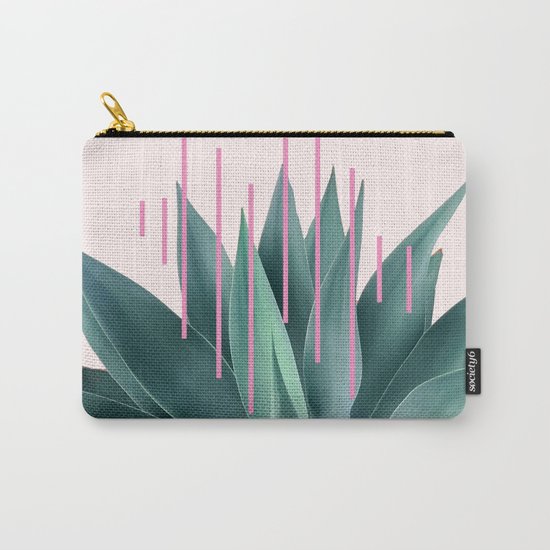 Agave geometrics II - pink Carry-All Pouch