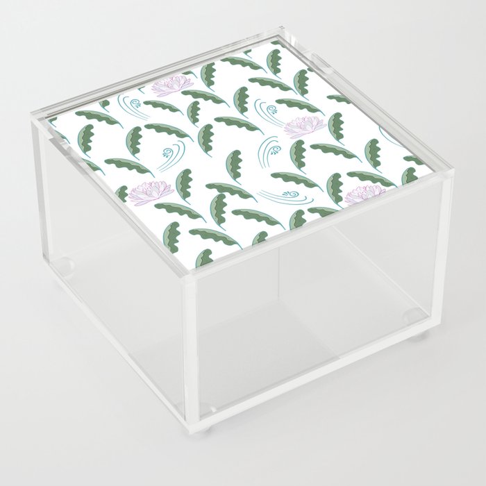 LEAVES AND LOTUSES Acrylic Box