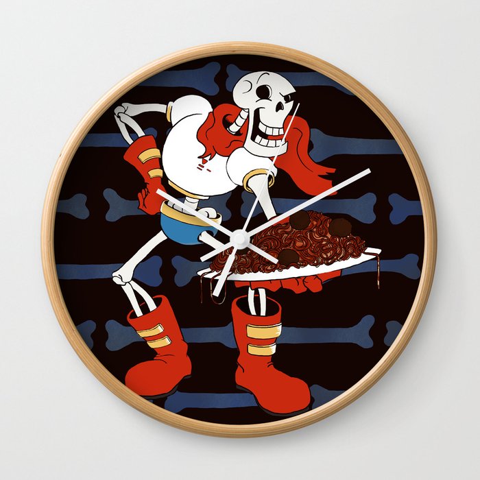 Papyrus and his Spaghetti Wall Clock