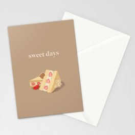 fruit sandwich and cats Stationery Cards