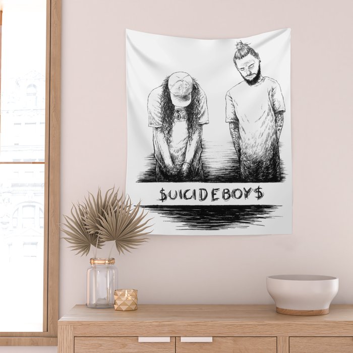 Boy on sale wall tapestry