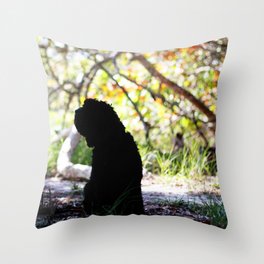 I'll be here when you return  Throw Pillow