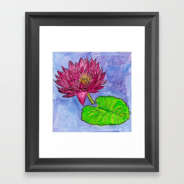 Kew Gardens Waterlily Framed Art Print