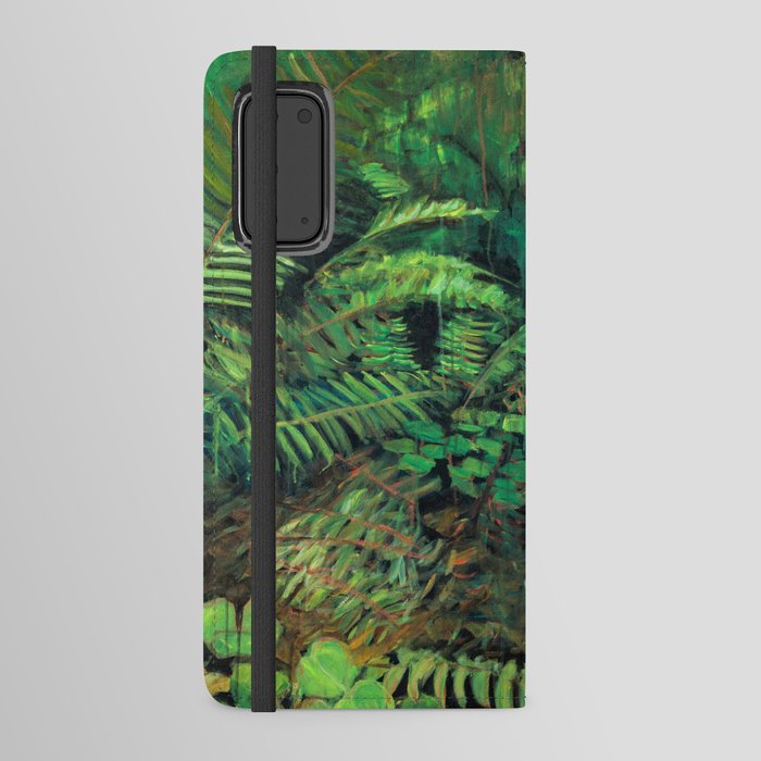Fern Forest Bathing Android Wallet Case