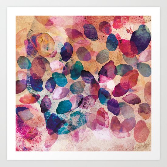 Dazed Crystals Art Print