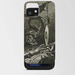 The Pit and the Pendulum illustration iPhone Card Case